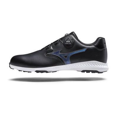 Zapatillas De Golf Mizuno Nexlite Gs Spikeless Hombre Negros / Azules - Chile M561INXZAK